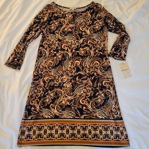 Haani Patterned Dress, Size L